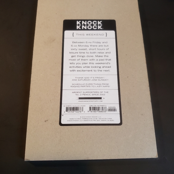 Weekend Planner Notepad | Weekend Organizer - Picture 4 of 4